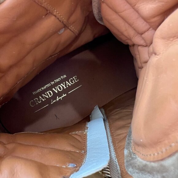 The Grand Voyage Belmondo High suede lace up boots, Tan, Size 10 - Picture 12 of 14